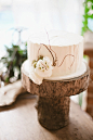 simple elegance is the name of this cake's game  Photography by http://jillianmitchell.net/, Event Design and Planning by http://thedazzlingdetails.com