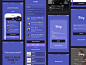 紫色风电商App UI设计素材——下载请到设计百宝箱 https://uirush.net