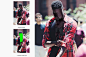 超现实主义抽象失真像素融化爆炸特效PS动作插件 Pixel Sorter Photoshop Action :  