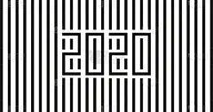 2020,商务,华丽的,请柬,线条,事件,贺卡,几何形状,新年前夕,技术