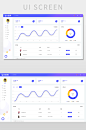 时尚大气科技企业官网数据图表系统后台设计
