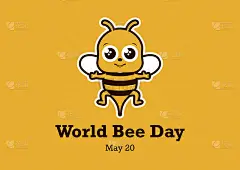 World Bee Day vector