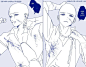 双人人模#参考#绘画#情侣
#双人#模板#cp#教程
版权归作者所有，侵删