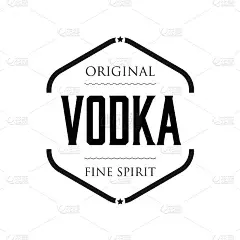 原始伏特加酒标志古董邮票