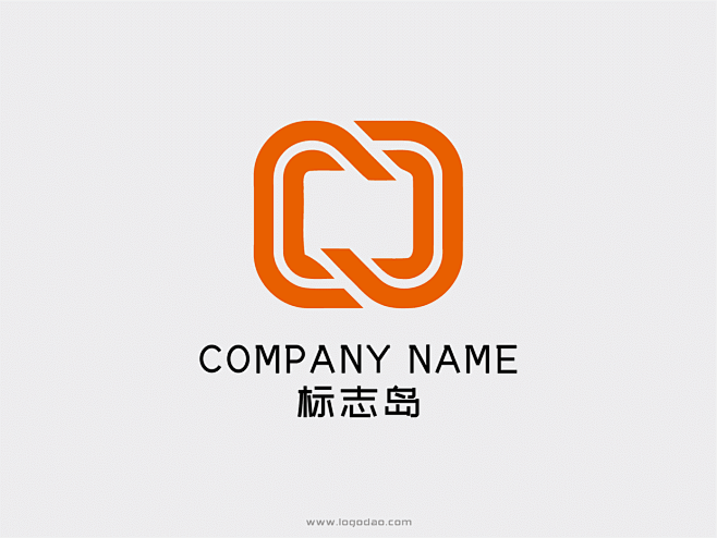 CD字母组合工程建筑科技电子创意LOGO...