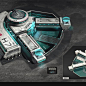 Energycell factory, Andre Kieschnik : Concept Art for Anno 2070