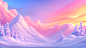摄图网_601867181_夕阳照耀下的雪山(非企业商用)