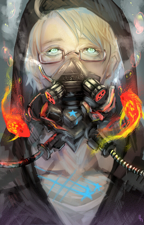 【XX】防毒面具与少年