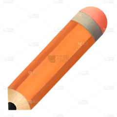 伪3D生活套系贴纸-铅笔