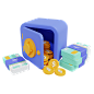 3D bank locker