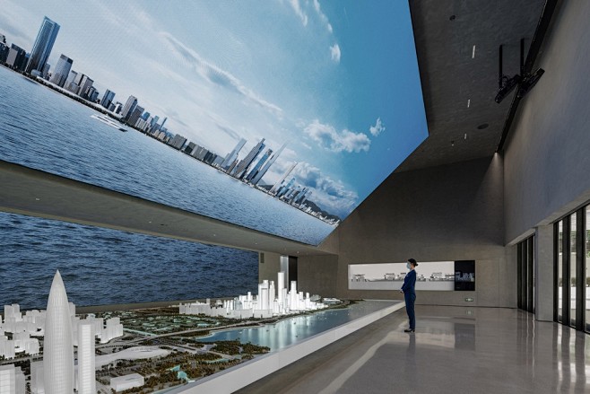 深圳湾超级总部基地城市展厅改造设计 / ...