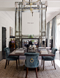 Kensington Apartment - contemporary - Dining Room - London - Paolo Moschino for Nicholas Haslam Ltd