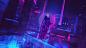 General 1920x1080 cyberpunk Cyberpunk 2077 cyber city neon The Witcher Geralt of Rivia The Witcher 3: Wild Hunt