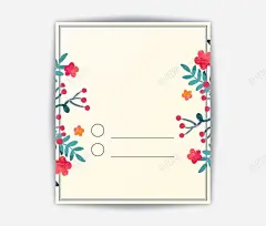 边框卡片明信片名片邀请函婚 页面网页 平面电商 创意素材