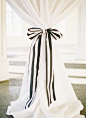 黑白条纹婚礼布置