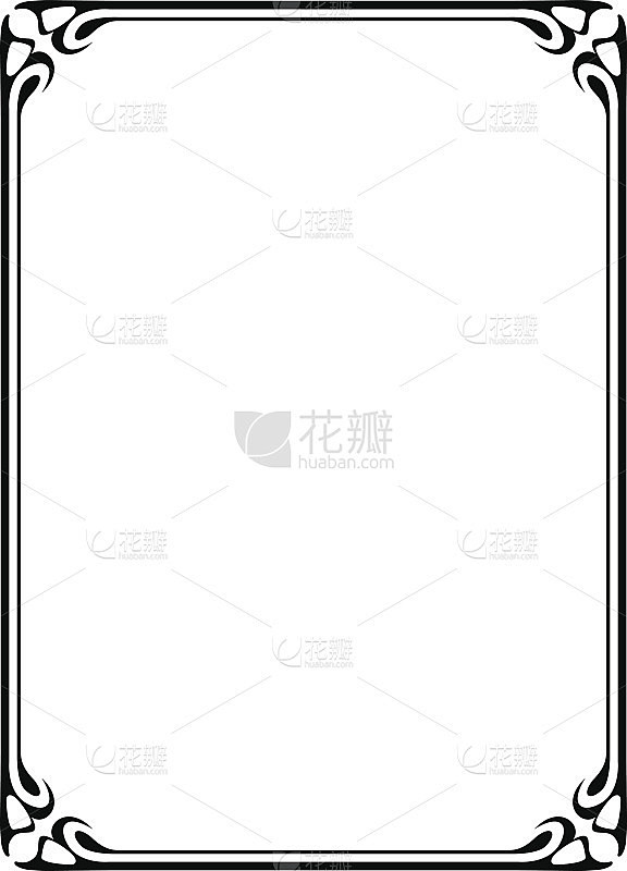 新艺术黑色装饰画框