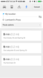 Googlemaps iPhone maps screenshot
