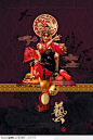 中国传统文化 京剧祥云 花纹