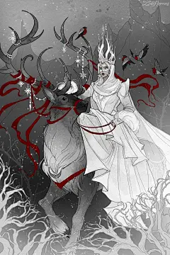 灵感森林| 哥特式画风 暗黑之美 - 小红书