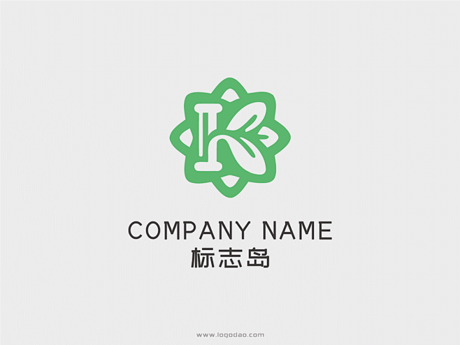 英文K字母快递物流运输简约大气LOGO标...