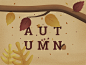 Hello Autumn! nature leaves autumn illustration typography warm colours reds orange season winter autumn