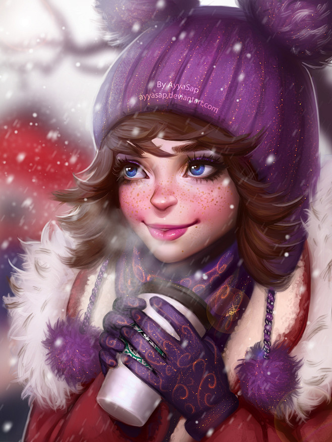 Snow and coffee, Ayy...