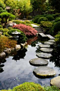 japanese Zen garden - "An essential factor in any Zen garden is the concept of "Yin and Yang". Buddhists view them as complimentary forces and any Zen garden always contains a Yin and Yang element, though it is crucial to achieve some sort 