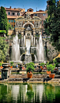Villa d'Este, Tivoli, Italy  伊斯特别墅，蒂沃丽花园，意大利
