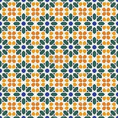 伊斯兰抽象几何背景。