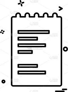 笔记本,图标,商务,计算机,检查表,铅笔,床单,模板,设备用品,设计