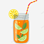 冰柠檬茶插画矢量图高清素材 免抠PNG 冰柠檬茶矢量插画 吸管 夏季 果汁 柠檬片 玻璃杯 矢量图 元素 免抠png 设计图片 免费下载 页面网页 平面电商 创意素材