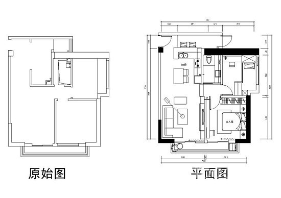 现代简约两居室—乡村梦