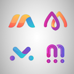 雪灵天采集到m logo