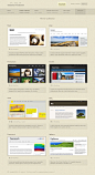 一组国外米黄色网页设计高清截屏（三）-网页设计 - DOOOOR.com
