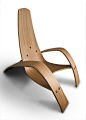 弯曲胶合板休闲椅-美国密歇根州底特律Nicole Hodsdon设计师作品---酷图编号1011554