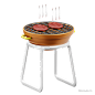烤肉烧烤架3D图标 @到位啦UI素材 3D图标模型