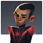 Miles Morales, Samuel Aguilar_Q版原画 _欧美Q版采下来 #率叶插件 - 让花瓣网更好用#