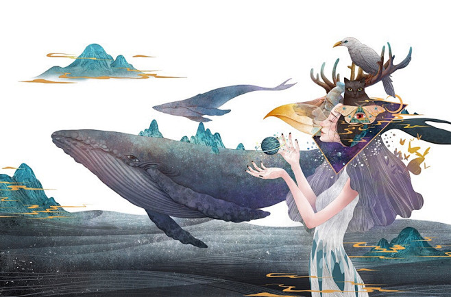 《听》为绘心画的封面 draw-不管了_...