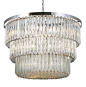 Three Tier Drum Chandelier: 