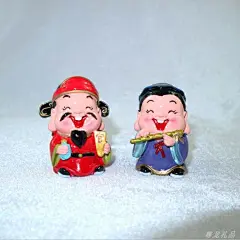 台湾Q版八仙过海可爱小玩偶摆件卡通公仔交趾陶娃景区旅游纪念品-淘宝网