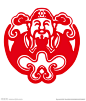 财神剪纸