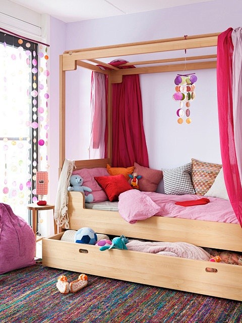 89平米小户型地中海风格可爱的儿童房装修...
