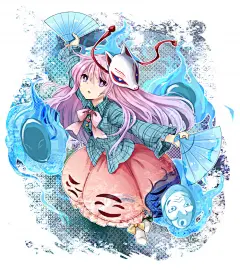 こころさん p站 二次元 插画 少女 头像 手绘 东方project 幻想乡 秦心 动漫 表情丰富的扑克脸