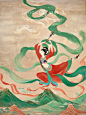 岩彩画x敦煌飞天壁画【下篇】