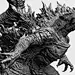 ZEROMUS , Dope Pope : Commissioned artwork. Zeromus, full body.