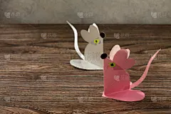 儿童,童年,手艺,艺术,贺卡,动物心脏,留白,鼠标,桌子,祝贺