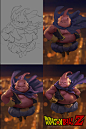 Dragon Ball fanart, Crazy JN : I like the fat guys :)
pic 3  is  the reference of lighting.