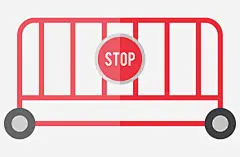 卡通简约交通标识海报设计 https://88ICON.com 交通标示 交通标志插画 装饰设计 插画设计 广告设计 卡通城市交通标识 交通安全标识