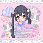 ☆、Tumblr、动漫、二次元、插画、少女、软妹、壁纸