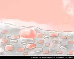 水色风铃的插画画廊展厅